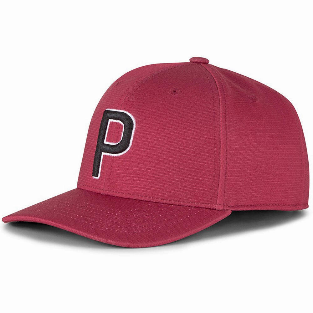 Effortlessly Stylish Puma P110 Snapback Cap - Persian Red