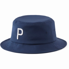 Total Look Puma P Bucket Hat - Navy Blazer