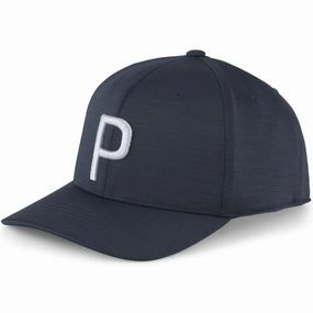 Functional Design Soft Texture Puma P Cap - Navy Blazer/Ash Grey