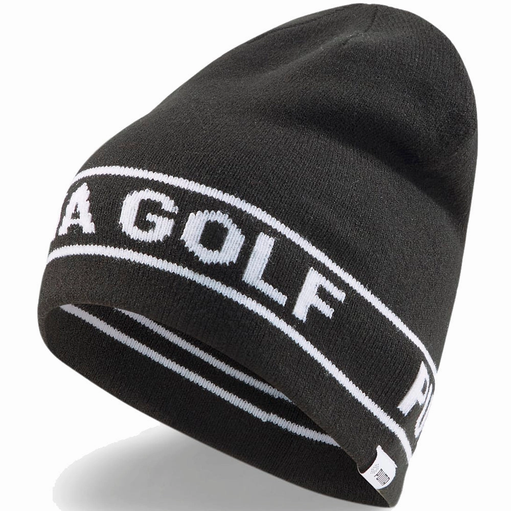Puma Performance Beanie Hat - Black/Bright White Effortless Piece