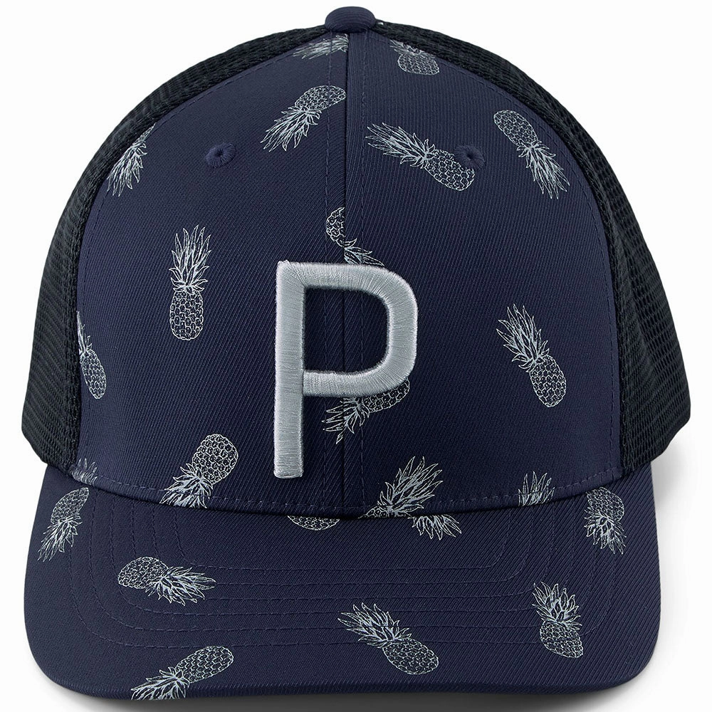 Lifestyle Ready Travel Essential Puma Pineapple Trucker P Cap - Navy Blazer/Flat Light Gray