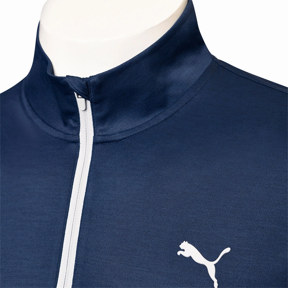 Puma Premium Tech 3.0 1/4 Zip Pullover - Deep Navy Chic Comfort