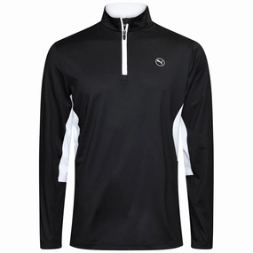 Relaxed Comfort Puma Pure 2.0 1/4 Zip Pullover - Black