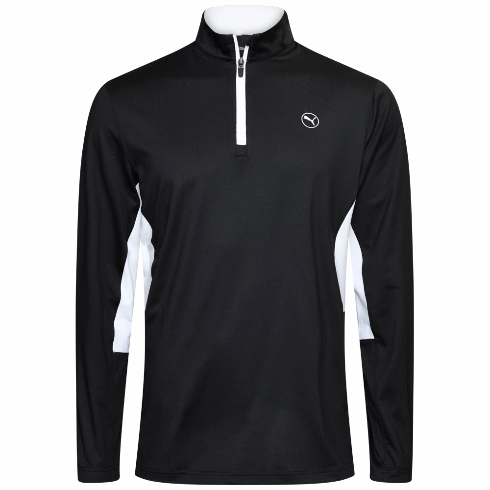 Relaxed Comfort Puma Pure 2.0 1/4 Zip Pullover - Black