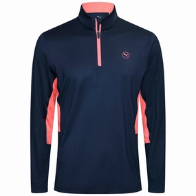 Puma Pure 2.0 1/4 Zip Pullover - Deep Navy Comfortable Layer