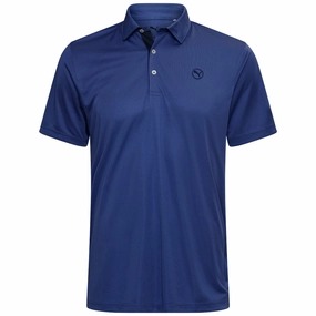 Puma Pure 2.0 Polo Shirt - Blue Crystal Skin Friendly Blends