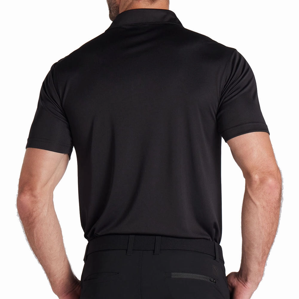 Puma Pure Colorblock Polo Shirt - White Glow/Black Daily Outfit Pullover