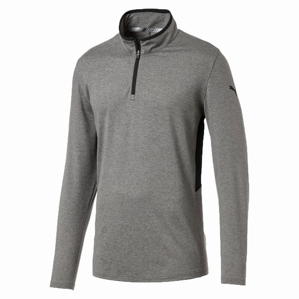 product bow cuteness goes with shorts Puma Rotation 1/4 Zip Pullover - Medium Grey Heather
