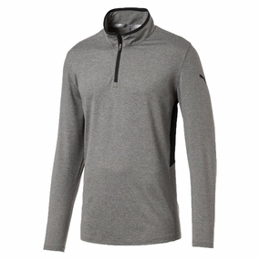 product bow cuteness goes with shorts Puma Rotation 1/4 Zip Pullover - Medium Grey Heather