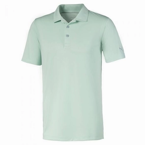 Sleek Fit Trendy Piece Puma Rotation Golf Polo - Mist Green