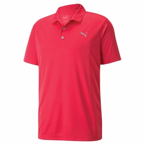 Modern Design Puma Rotation Polo Shirt - Teaberry