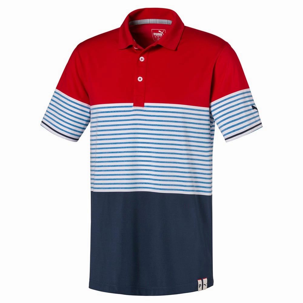 Chic Design Puma Taylor Polo Shirt - Barbados Red