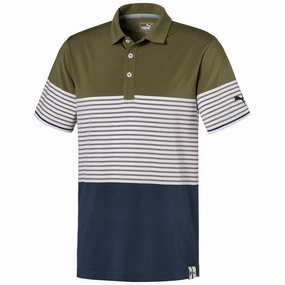 Puma Taylor Polo Shirt - Lichen Green Vintage authenticity QuickDry