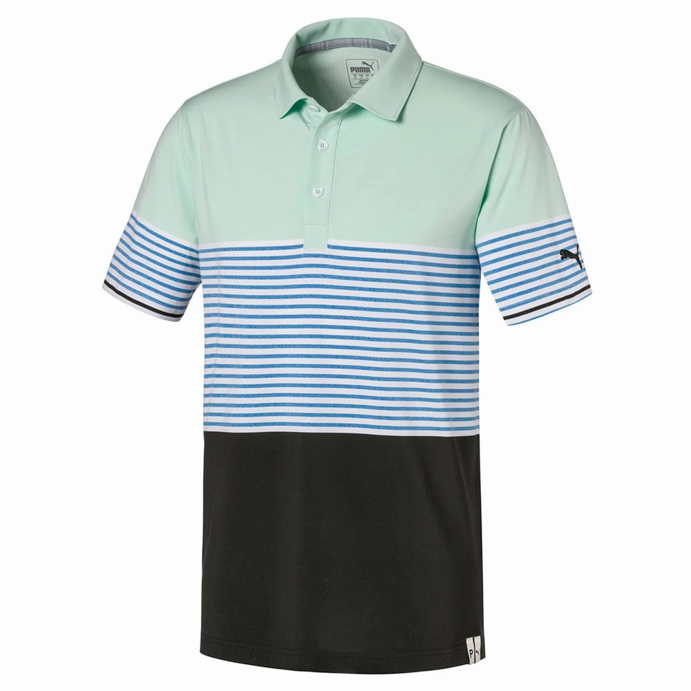 Puma Taylor Polo Shirt - Mist Green Classic Style Trend Regular Fit