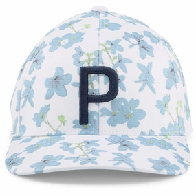 Vacation Snap Cool Wear Puma Verdant P Cap - Bright White/Tropical Aqua/Citrine Fiz