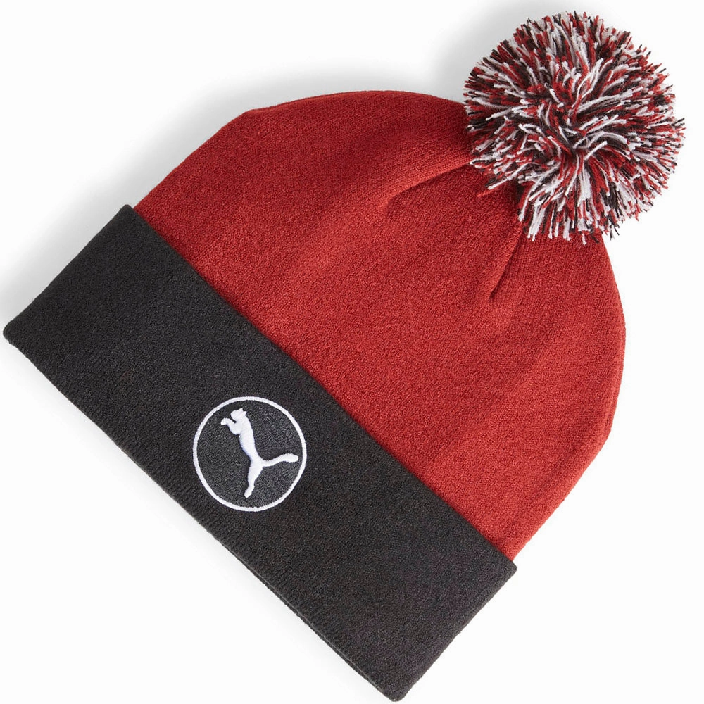 Puma WRMLBL Removable Pom Beanie - Intense Red/Puma Black Soft Layer