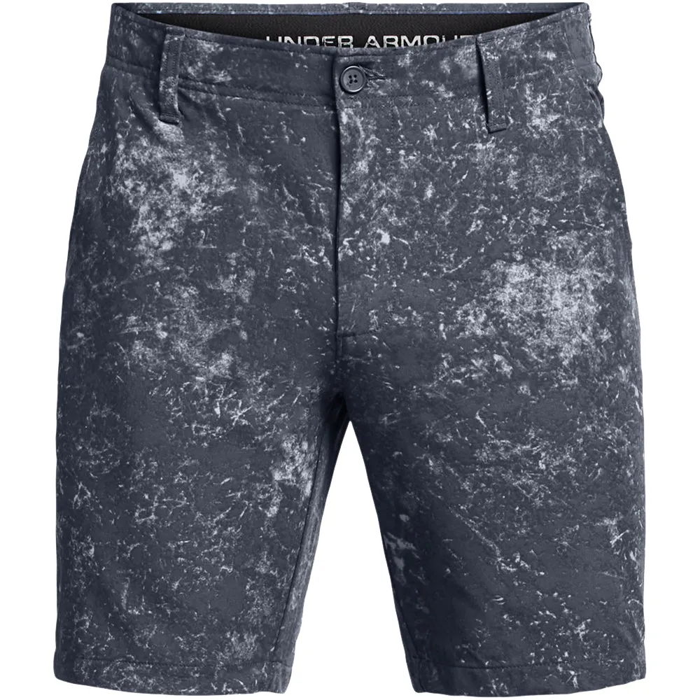 FasteningLoops Gym apparel Under Armour Drive Printed Taper Shorts - Downpour Gray/Halo Gray