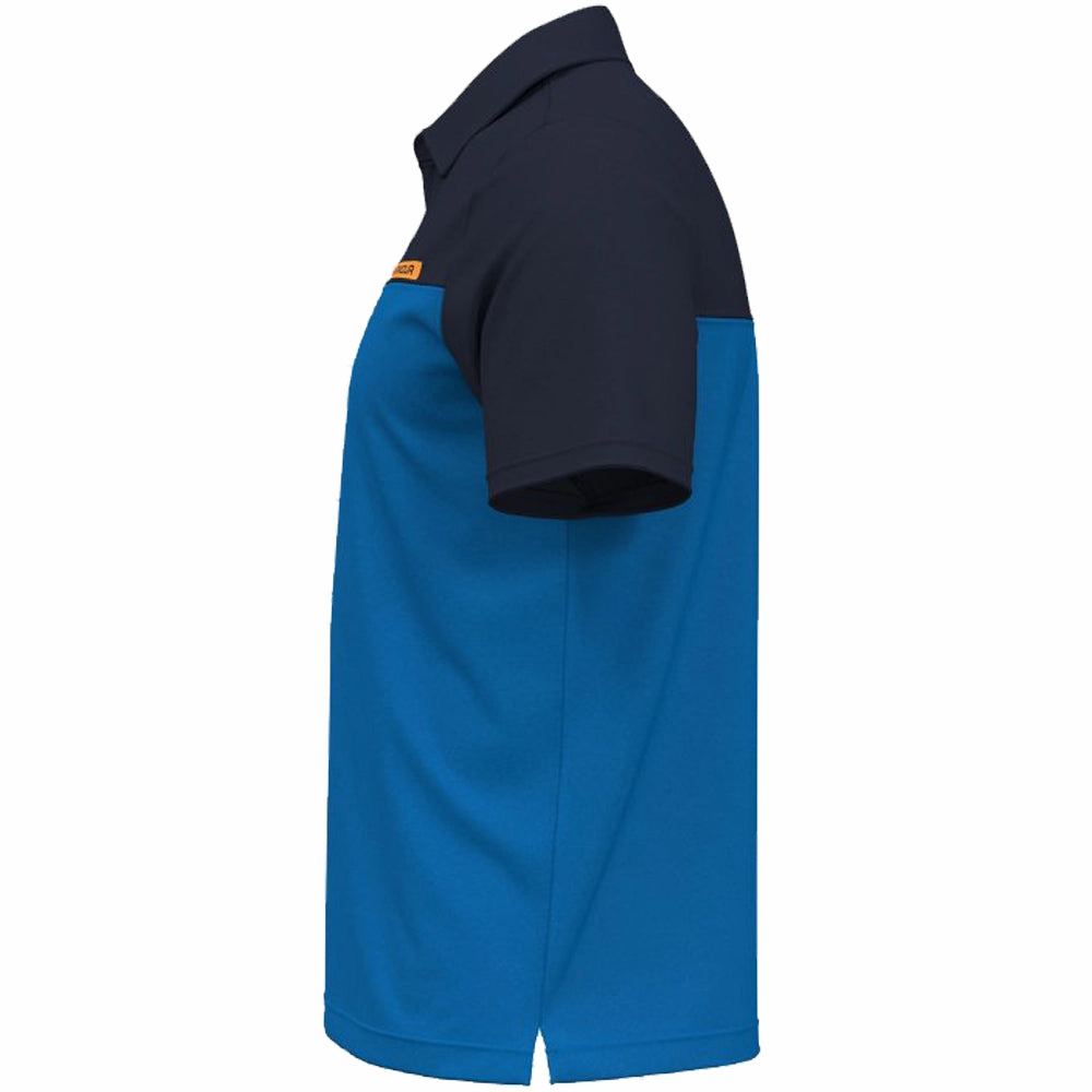 Under Armour T2G Color Block Polo Shirt - Photon Blue/Midnight Navy/Nova Orange Soft and breathable