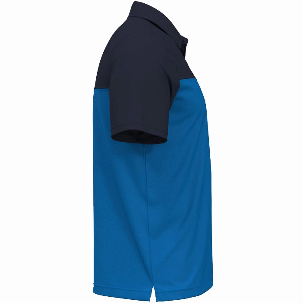 Under Armour T2G Color Block Polo Shirt - Photon Blue/Midnight Navy/Nova Orange Casual Choice Wear