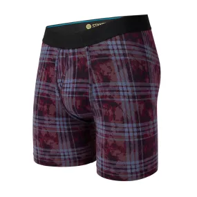 Cotton Blend Stance Mad For Plaid Boxer Brief - Fig