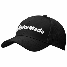 Travel Friendly Simple Fit TaylorMade Performance Cage Cap - Black