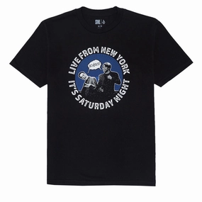 Fresh Style Trend Spandex Enhanced Elasticity Volcom SNL50 Roxbury T-Shirt - Black