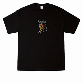 Studio Grand Jet?? T-Shirt - Black Sustainable Textile