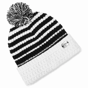 Callaway Winter Pom Pom Beanie Hat - White/Black Season Free