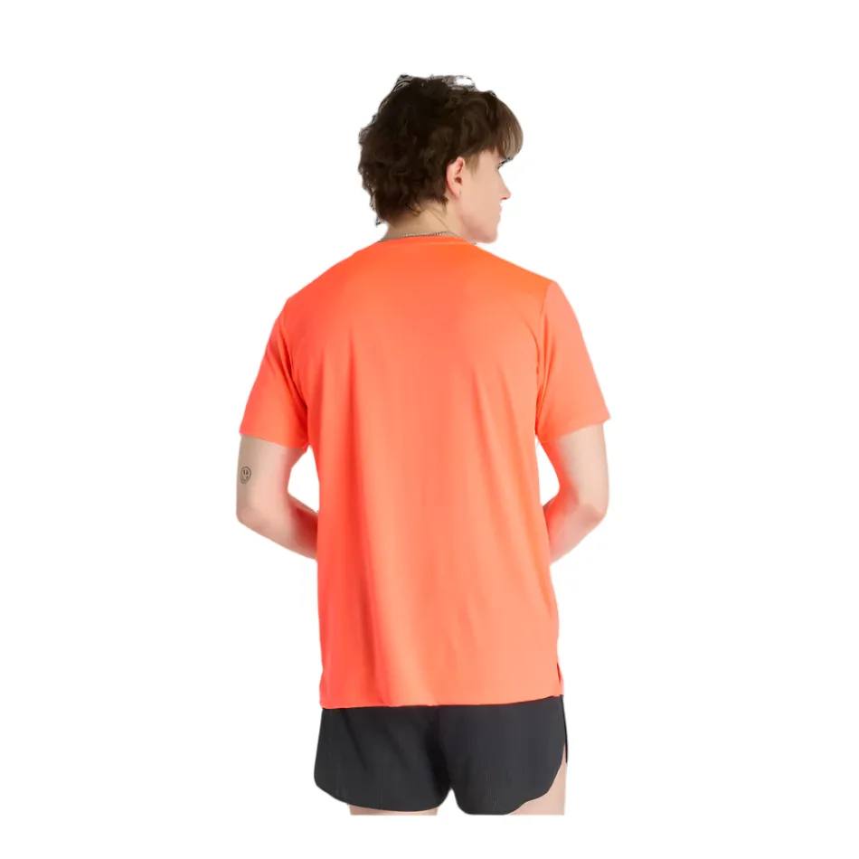 Trendy Wearable New Balance Men's Sport Essentials Short Sleeved Tee in Urgent Red AW25