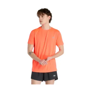 Fashionable Ease New Balance Men's Sport Essentials Short Sleeved Tee in Urgent Red AW25