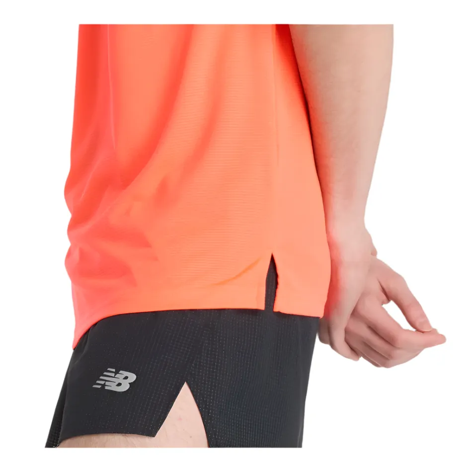 Trendy Sleek Layer New Balance Men's Sport Essentials Short Sleeved Tee in Urgent Red AW25