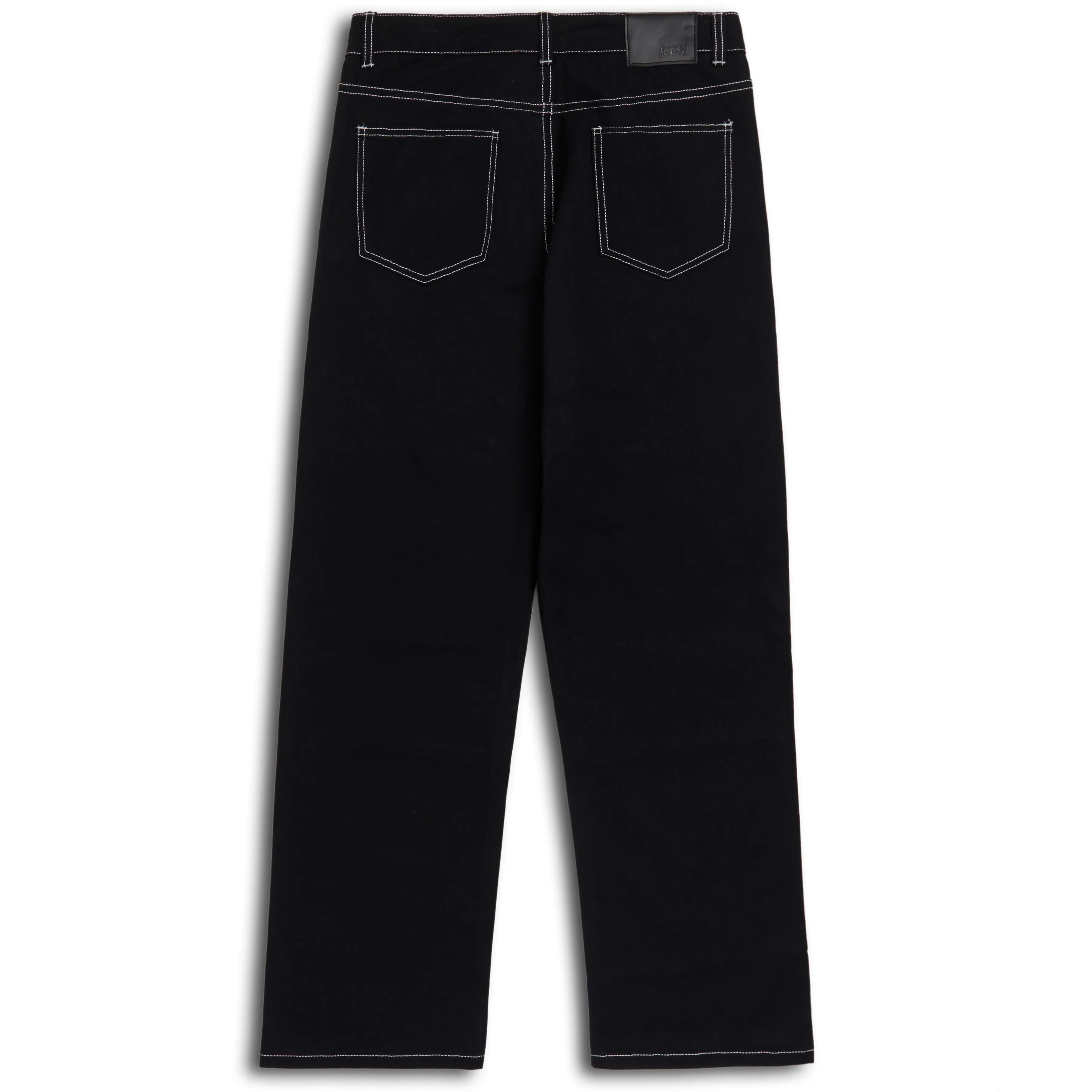 CCS Double Knee Original Relaxed Canvas Pants - Black/White Performance Ready