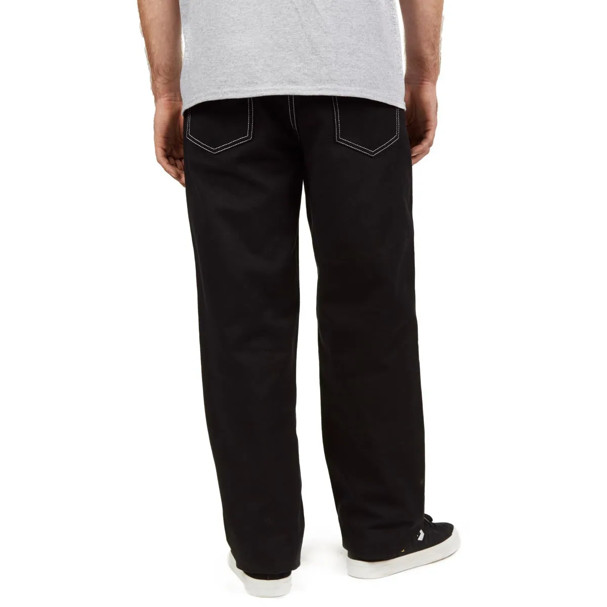 FadeResistant CCS Double Knee Original Relaxed Canvas Pants - Black/White