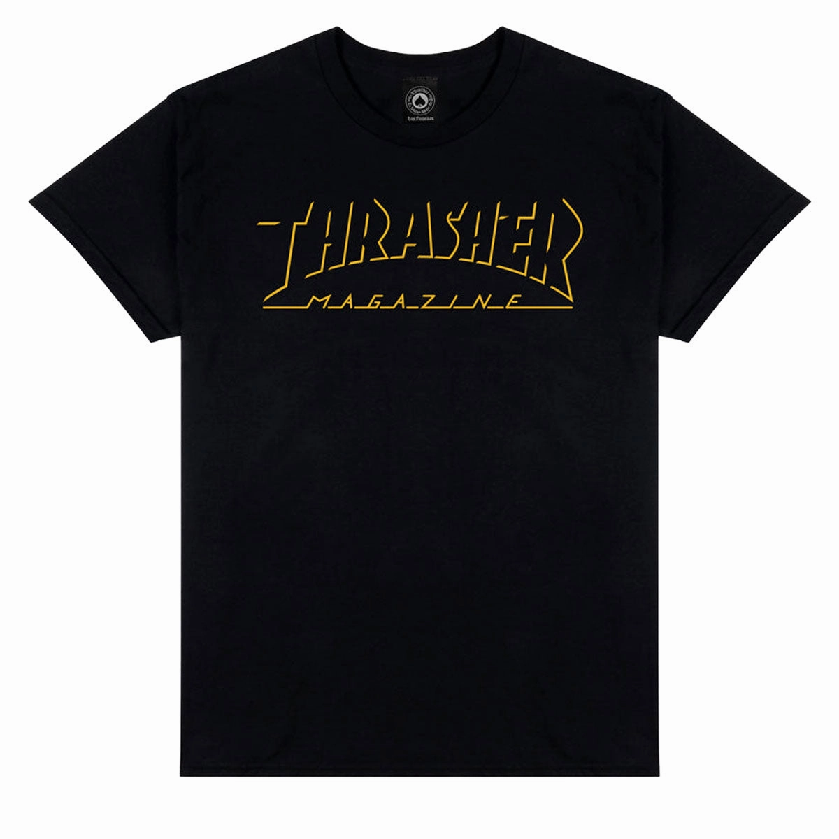 Smooth Look Thrasher Shadow Mag Logo T-Shirt - Black