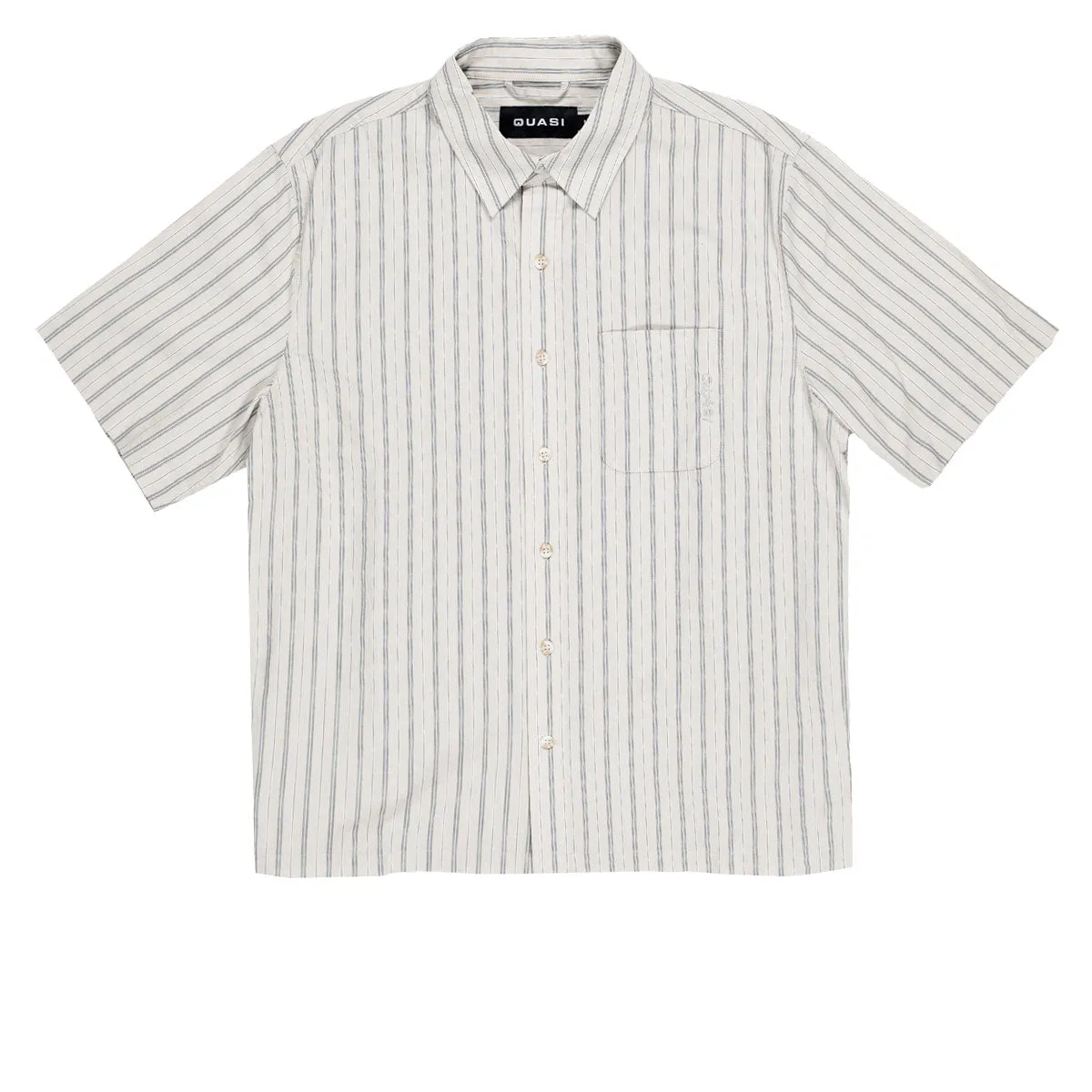 Quasi Kalvin Button Up Shirt - Tan Neutral Tone
