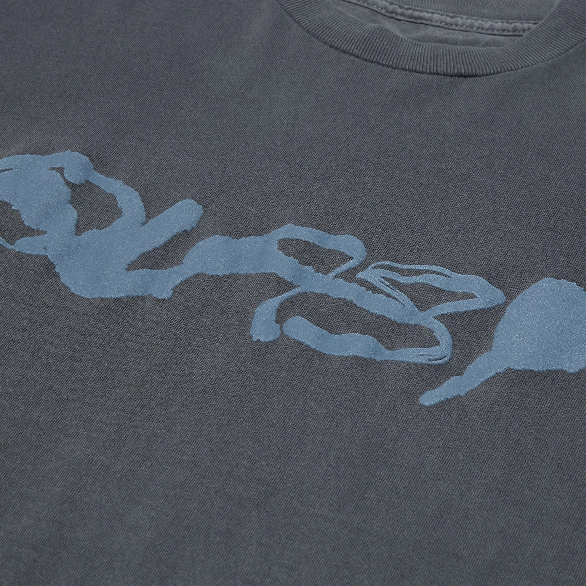 Quasi Blot T-Shirt - Faded Black Non Shrink Material yoga clothing