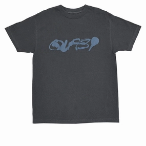 Abstract print Versatile Wearable Quasi Blot T-Shirt - Faded Black