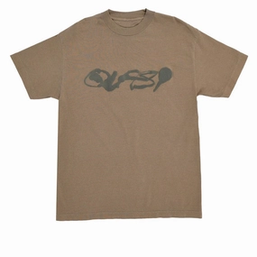 Versatile Wardrobe Piece Quasi Blot T-Shirt - Faded Brown