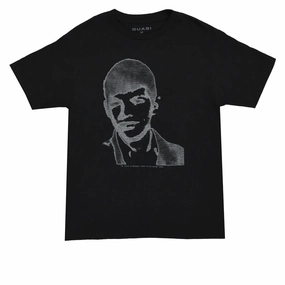 Seasonal Must-Have Flexible Ribbed Cuffs Quasi Choices T-Shirt - Black