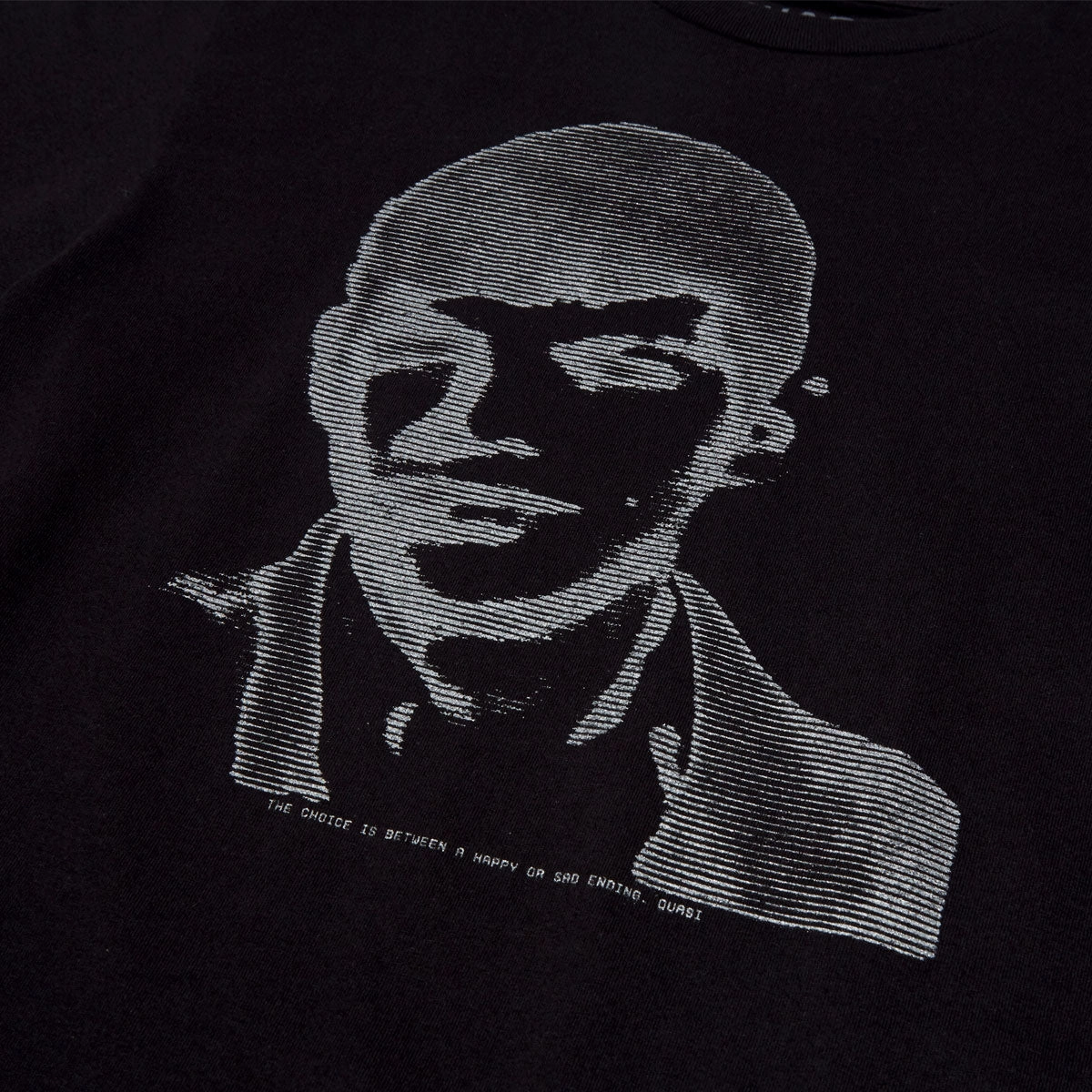 Quasi Choices T-Shirt - Black Cozy Essentials Button Down