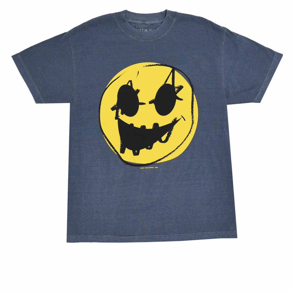 Quasi Haha T-Shirt - Faded Navy Bold Look