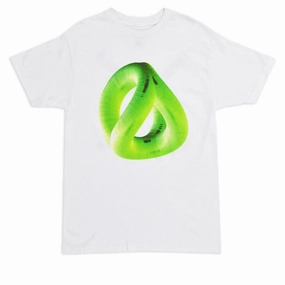 graduation Animal Print Quasi Wormtrap T-Shirt - White