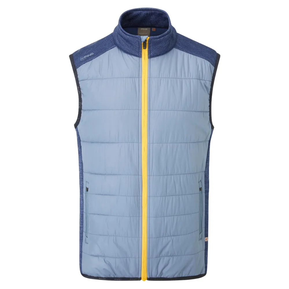 Ping Dover Thermal Wind Vest - Greystone/Oxford Blue porosity more