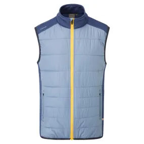 plus Ultra Durable Construction Ping Dover Thermal Wind Vest - Greystone/Oxford Blue