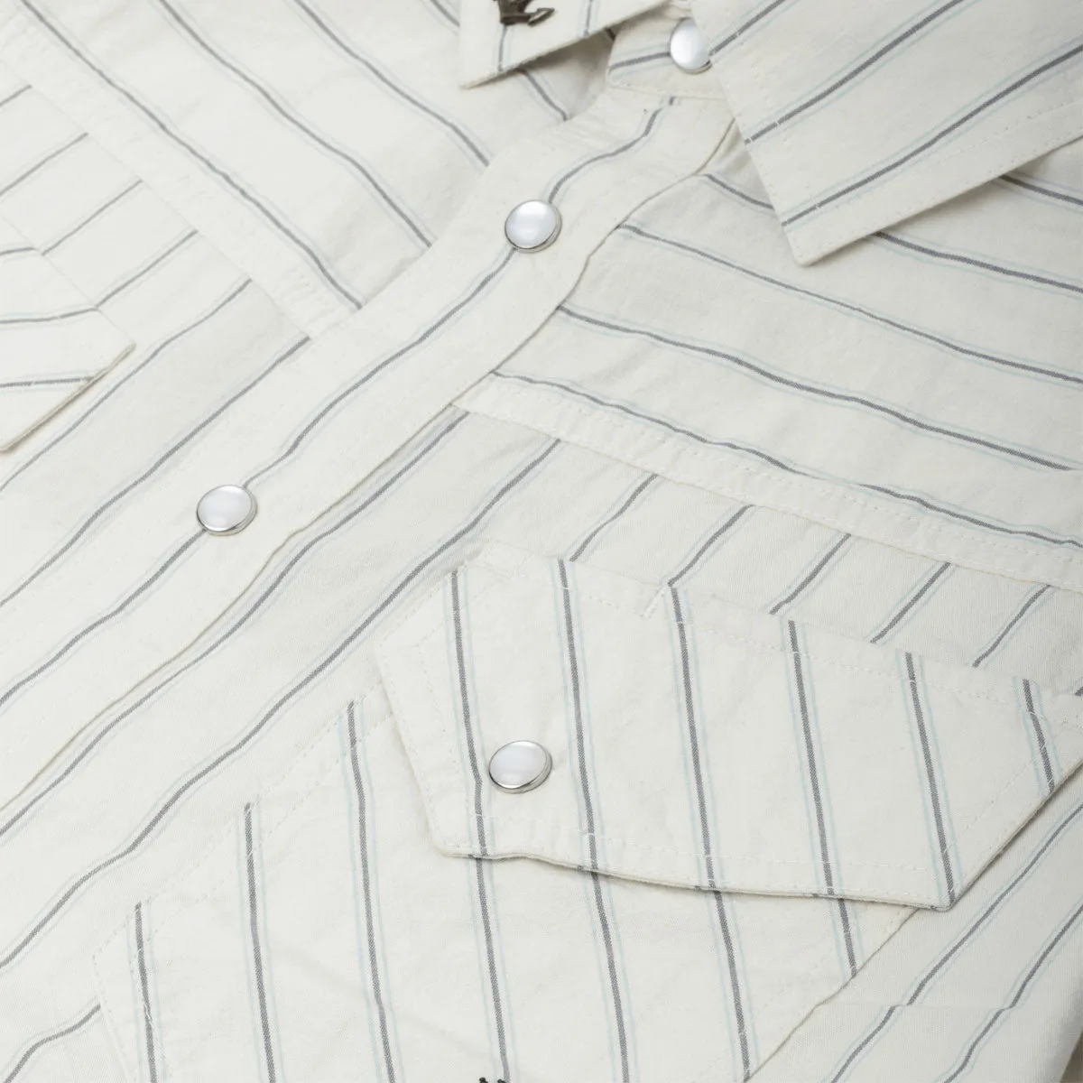Festive Look Dark Seas Kimbro Long Sleeve Shirt - Light Grey