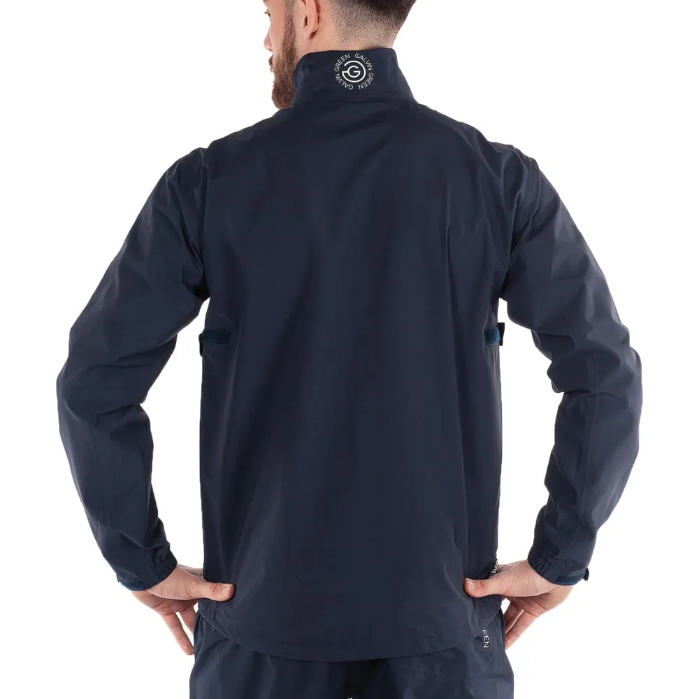 Smooth Finish Mold Resistant Coating Galvin Green Apollo Waterproof Jacket - Navy/White/Blue Bell