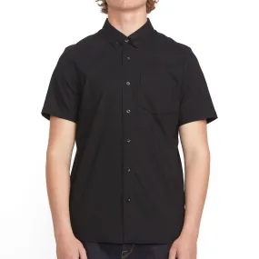 Volcom Everett Oxford Shirt - New Black 2025 Advanced Moisture Management
