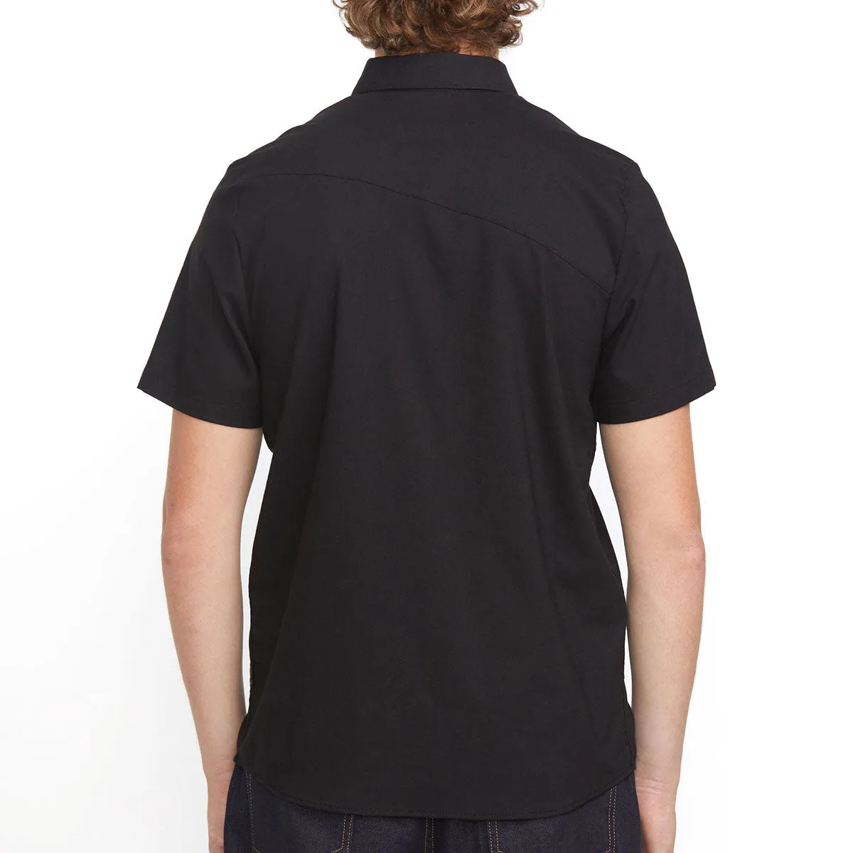 Volcom Everett Oxford Shirt - New Black 2025 Country Escape Soft Material