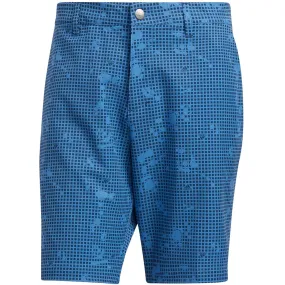 adidas Ultimate365 Print 8.5" Shorts - Focus Blue Clean Fit