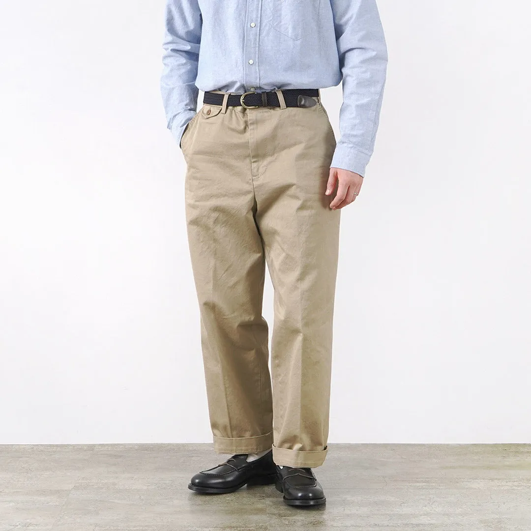D.C.WHITE / West-Point Officer Pants Effortless Look